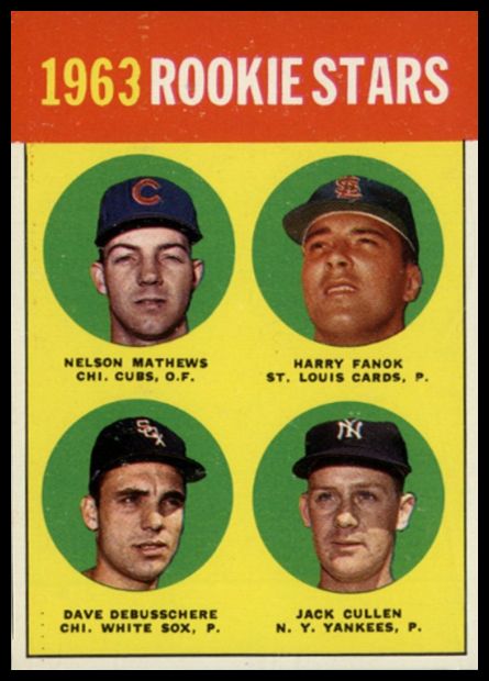 54 1963 Rookie Stars